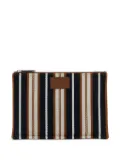 FENDI striped clutch bag - Blue