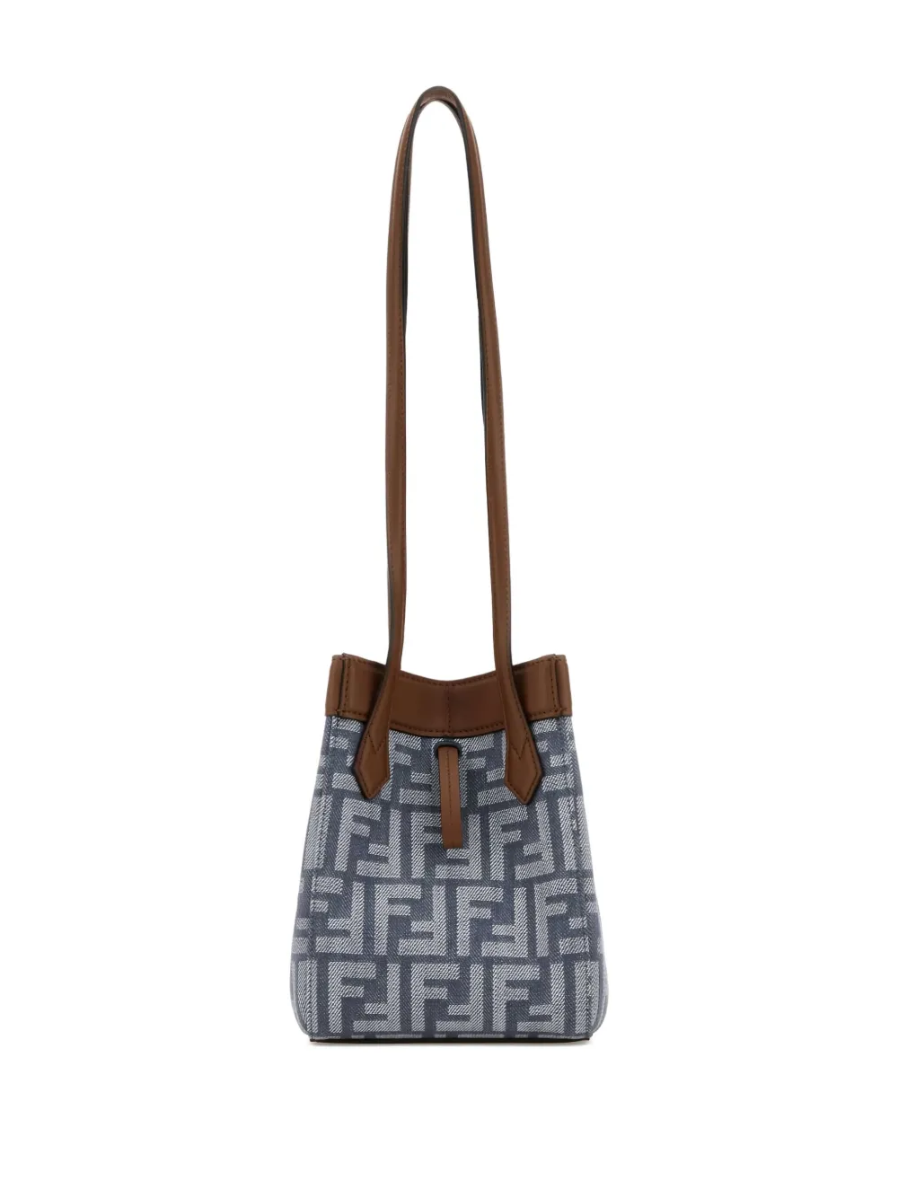 FENDI mini Origami monogram bucket bag Blauw