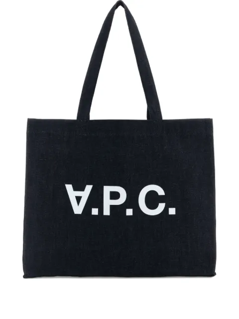 A.P.C.  logo-detail tote bag