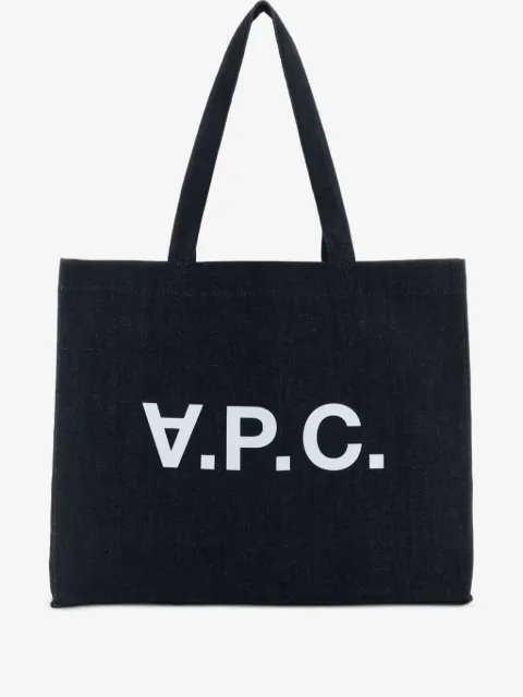 A.P.C.  logo-detail tote bag