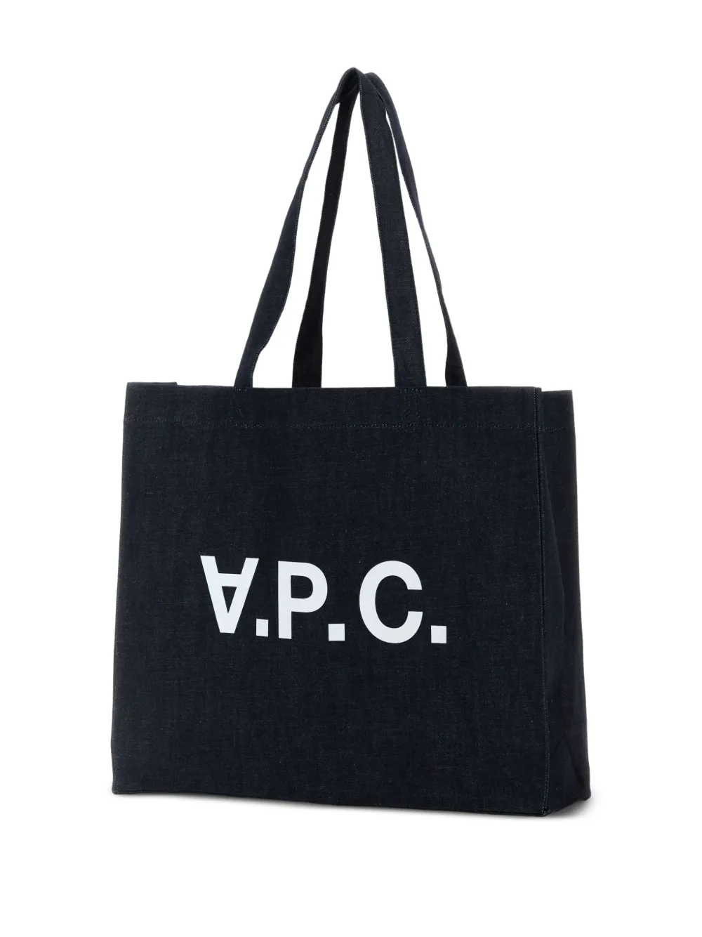 A.P.C. Shopper met logo Blauw