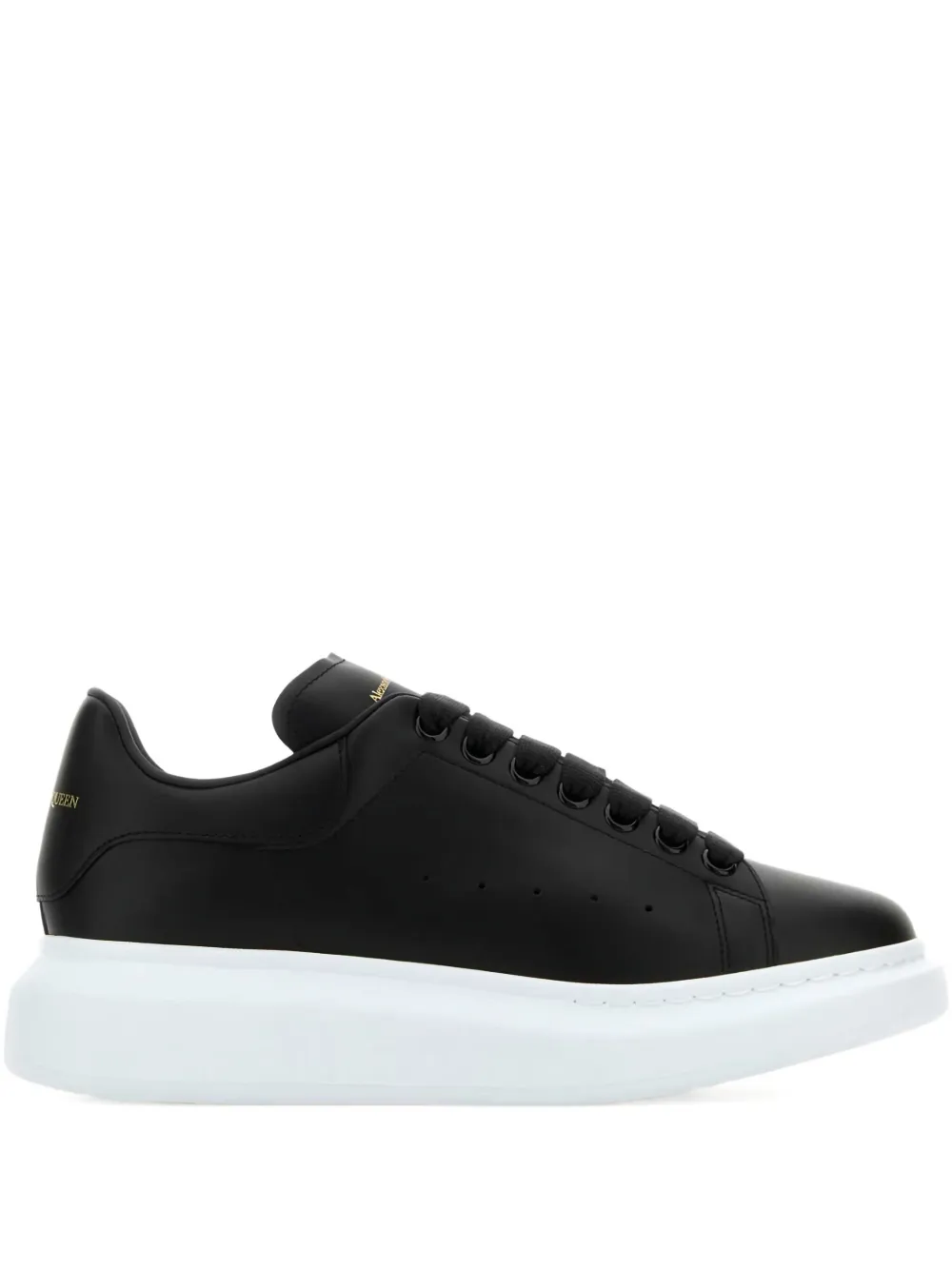 Alexander McQueen leather sneakers Black