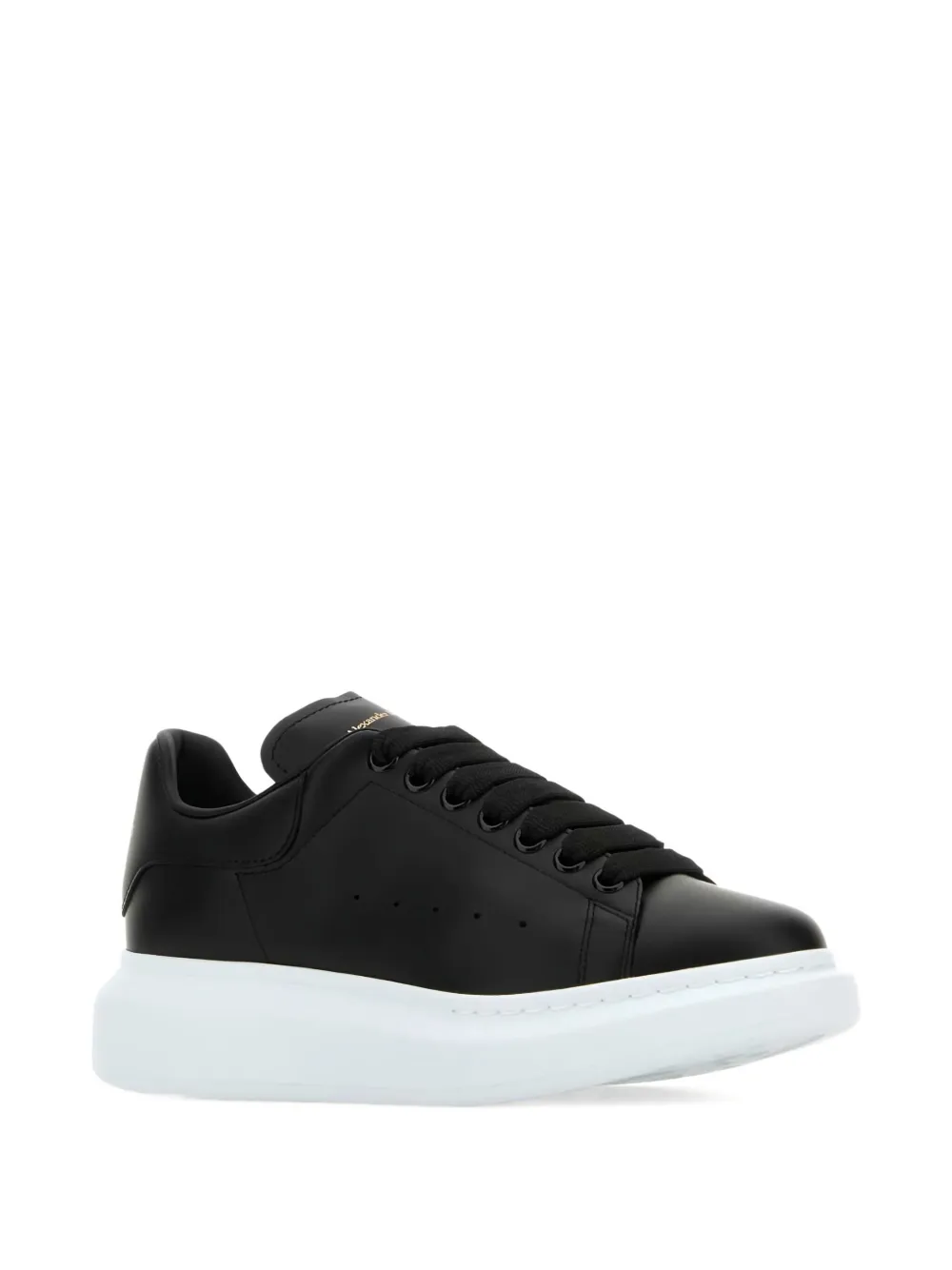 Alexander McQueen Leren sneakers - Zwart