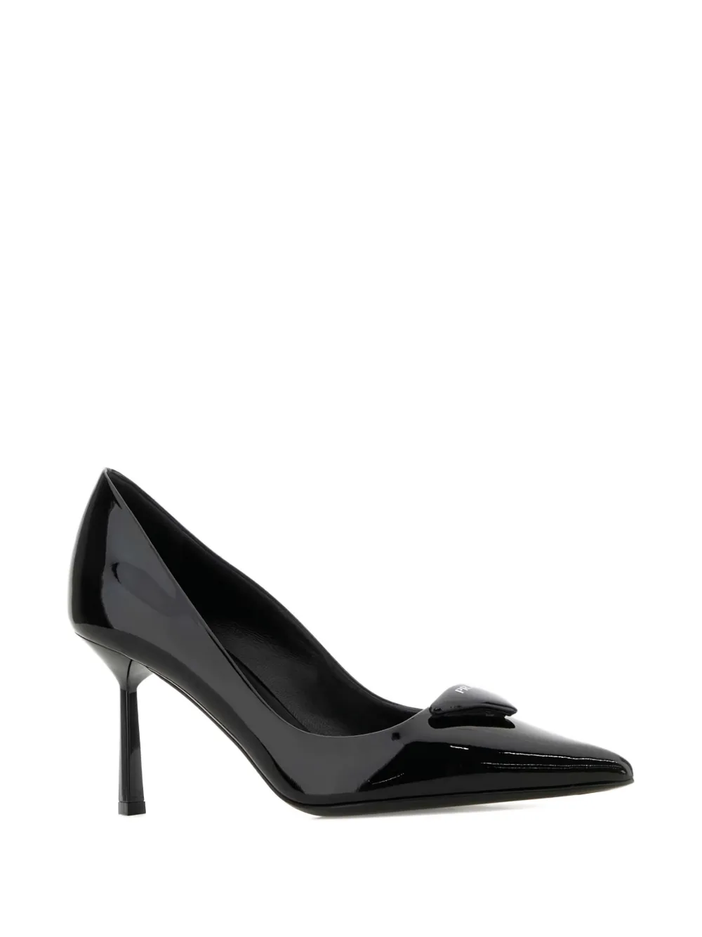 Prada 70mm leather pumps Zwart
