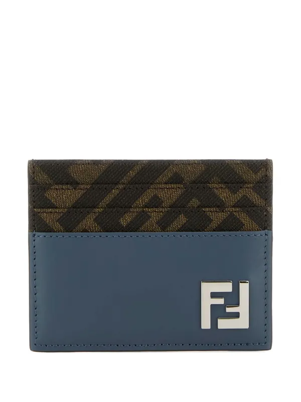 Fendi カードケース　ケース　モノグラム FENDI モノグラム カードケース | ブルー | FARFETCH JP