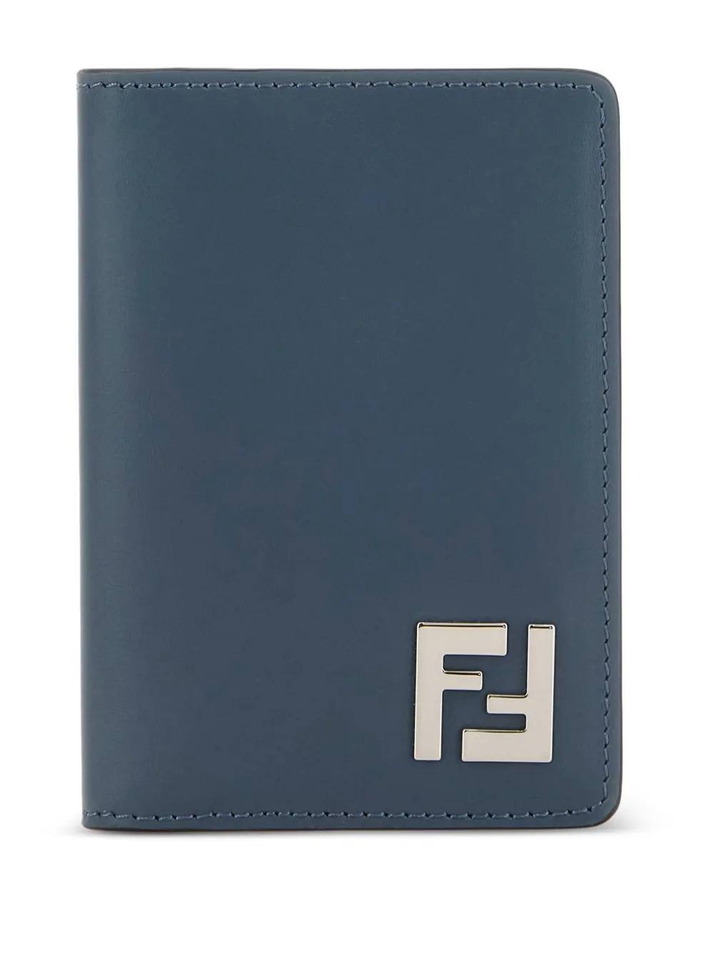 FENDI Zucca-pattern cardholder Blauw