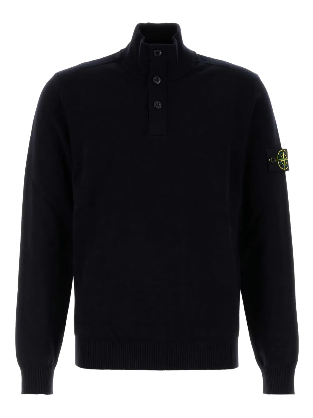Stone Island high-neck sweater Blauw