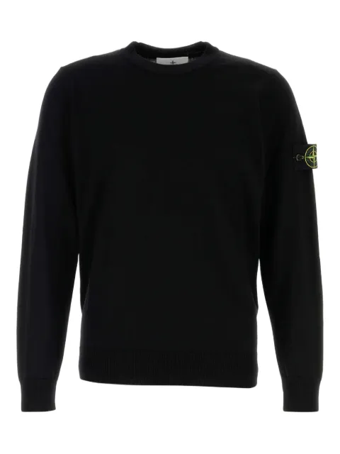 Stone Island suéter con placa del logo