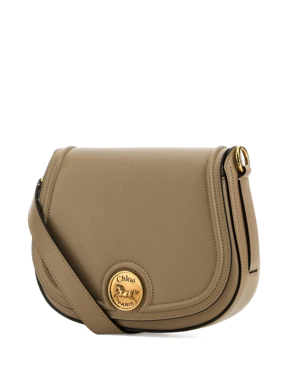 Chloé Horse-Medal leren crossbodytas Bruin