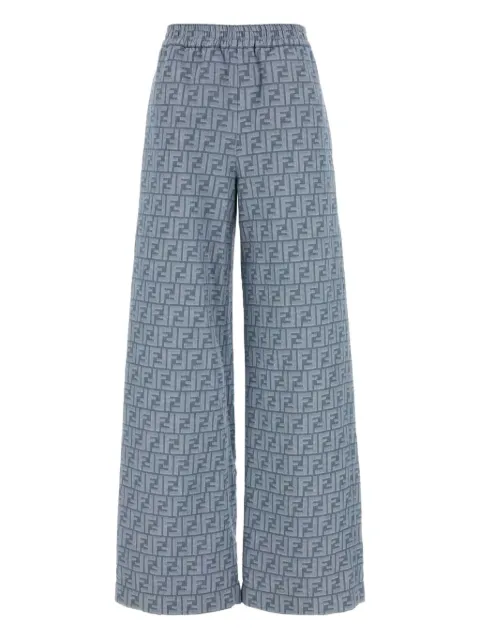 FENDI ff-logo wide-leg trousers