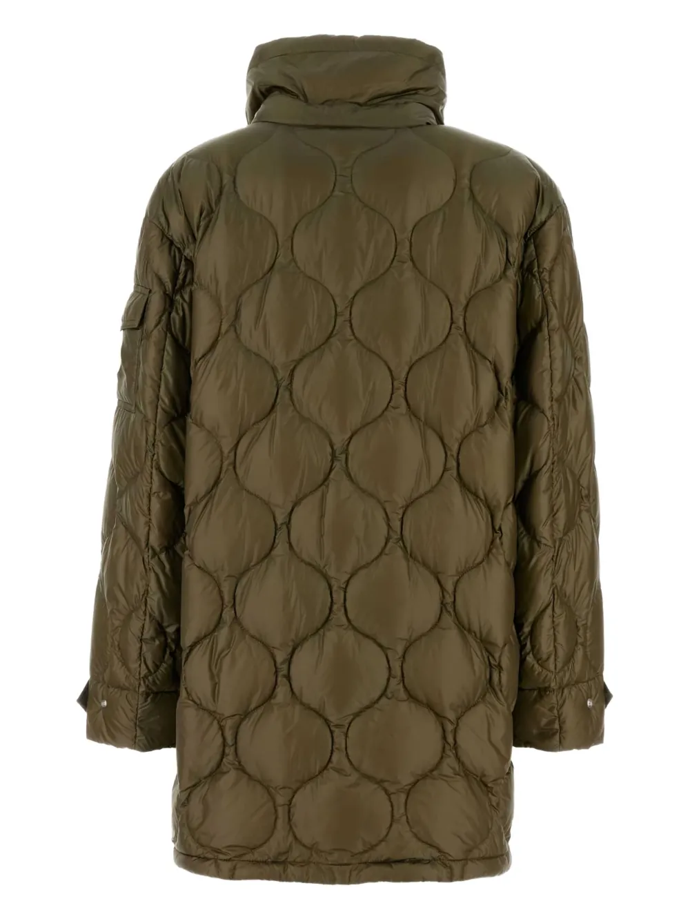 Moncler Lombi quilted coat Groen