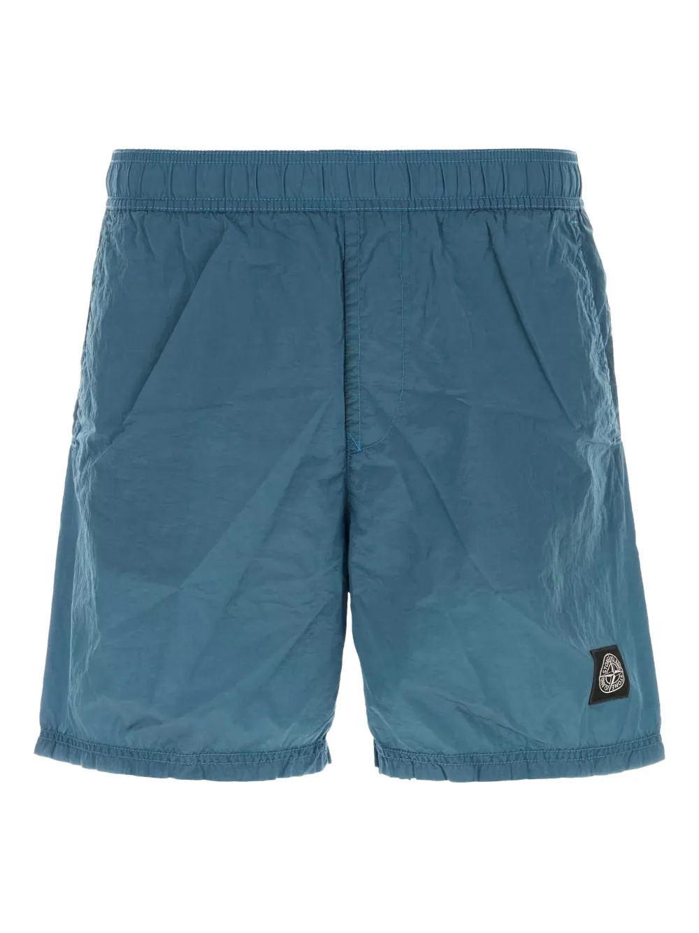 Stone Island ロゴ トランクス水着 - ブルー Stone Island ロゴ トランクス水着 - ブルー