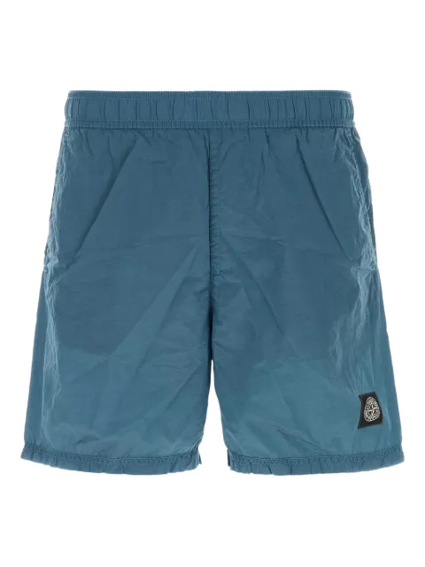 Stone Island logo-patch swim shorts