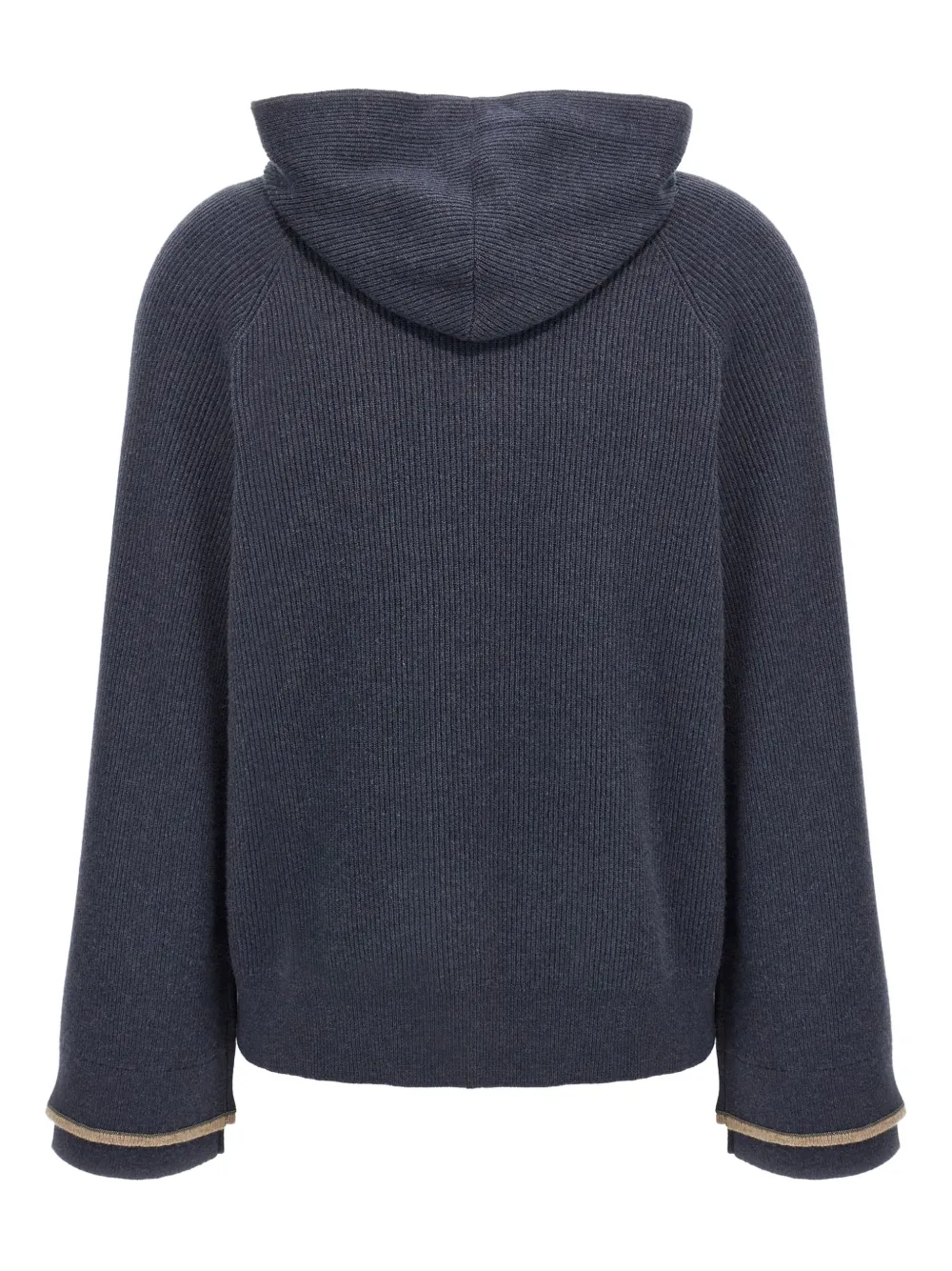 Brunello Cucinelli ribbed hooded sweater | Knitted Sweaters | Image 2
