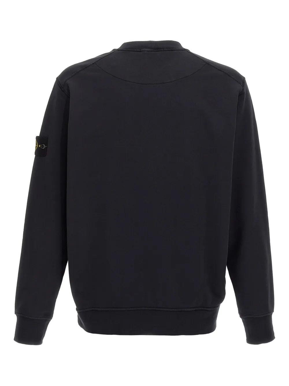 Stone Island Sweater met ronde hals en logopatch Zwart