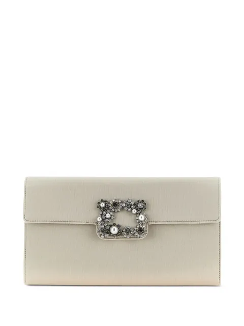 Roger Vivier Efflorescence jewel-embellished clutch