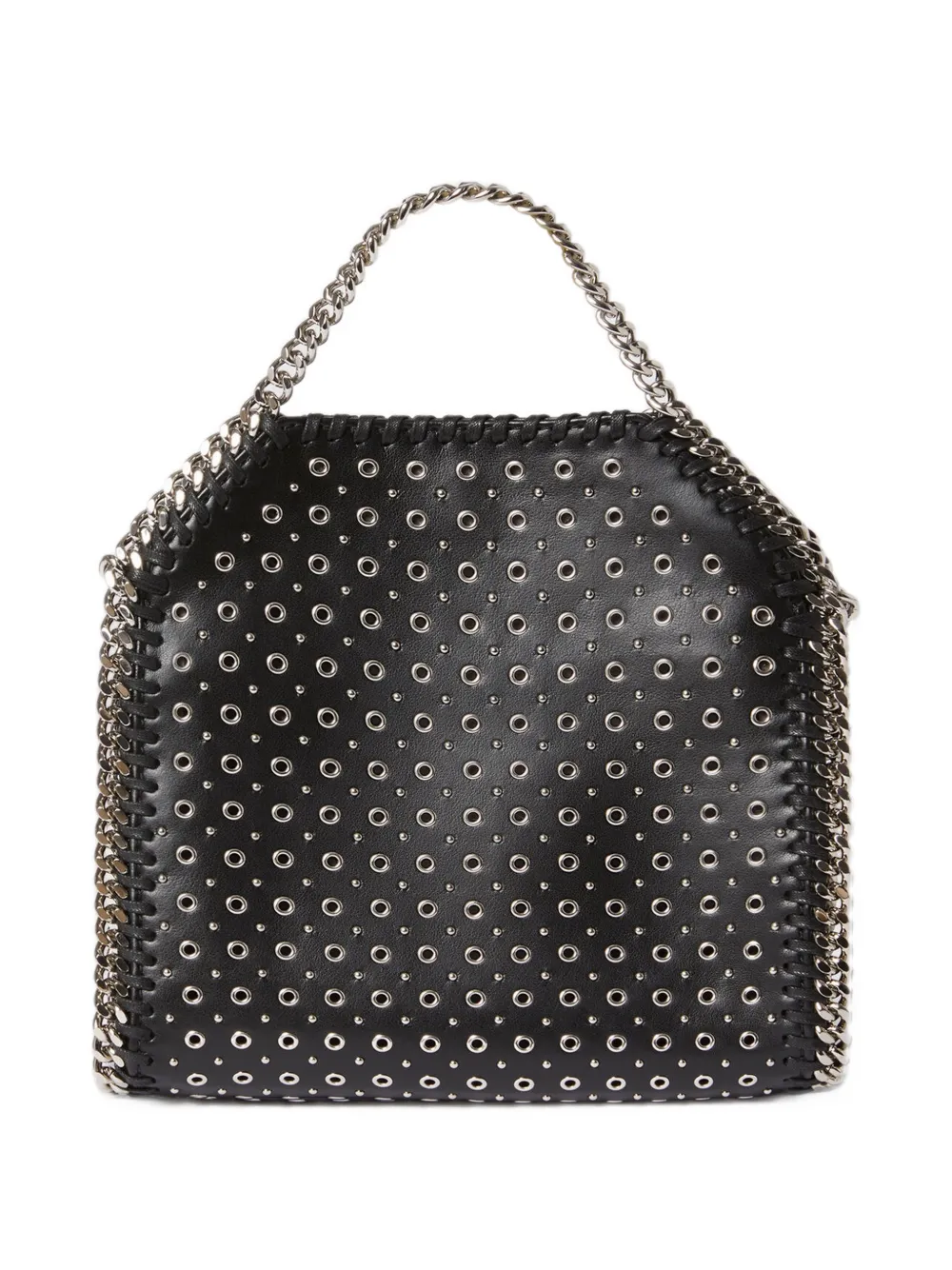 Stella McCartney Falabella kleine shopper verfraaid met studs Zwart