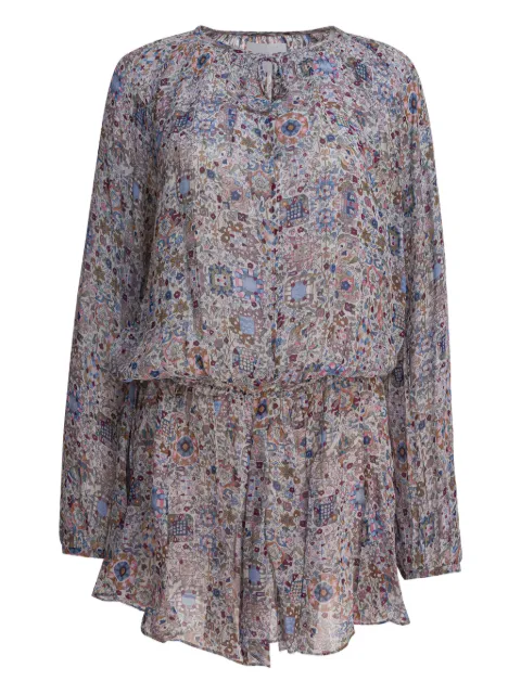 MARANT ÉTOILE geometric-pattern mini dress