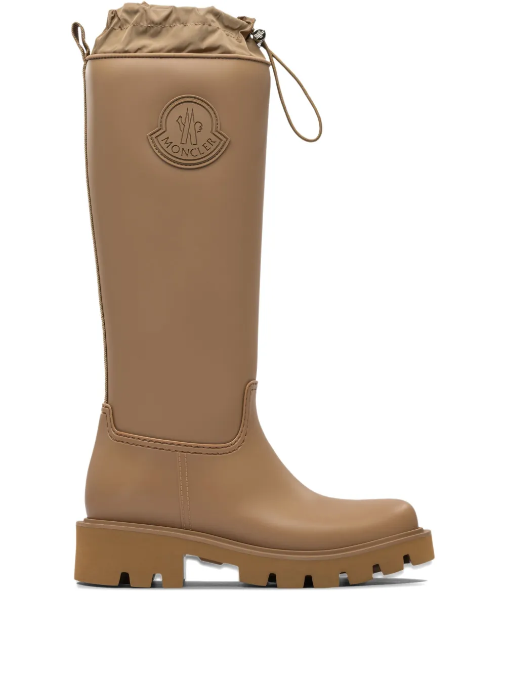 Moncler 40mm knee-high platform boots Bruin