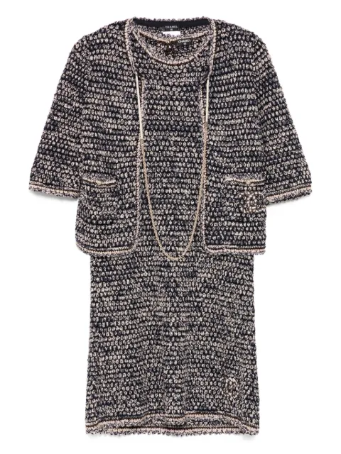 CHANEL Pre-Owned 2010 setup suit jacket sleeveless dress