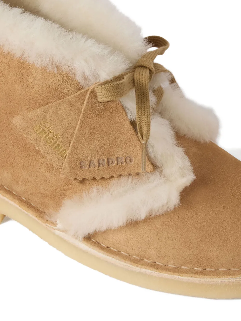 SANDRO x Clarks Originals desert boots Bruin
