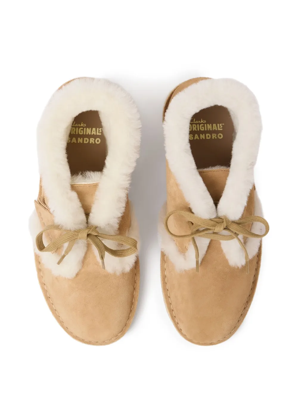 SANDRO x Clarks Originals desert boots Bruin