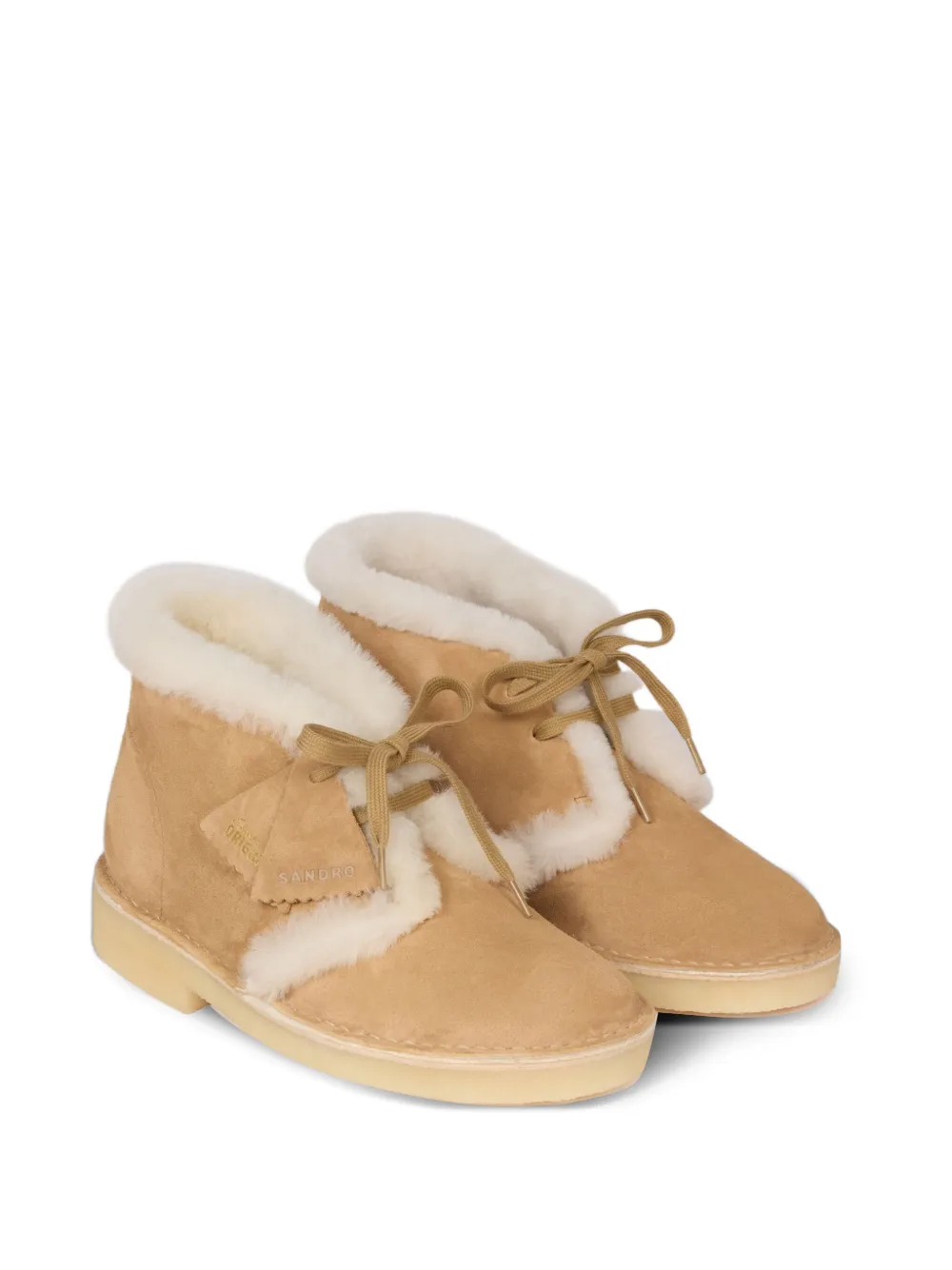 SANDRO x Clarks Originals desert boots Bruin