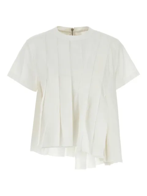 sacai Maglione plissettato