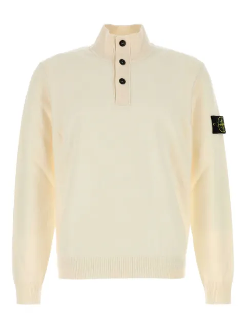 Stone Island high-neck button sweater