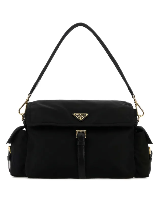 PRADA Re-Nylon ショルダーバッグ ブラック Prada Re-Nylon ショルダーバッグ | ブラック | FARFETCH JP