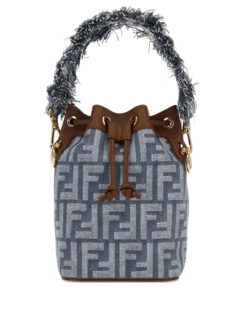 FENDI mini Mon Tresor FF logo bucket bag