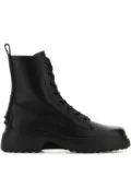 Tod's lace-up platform combat boots - Black