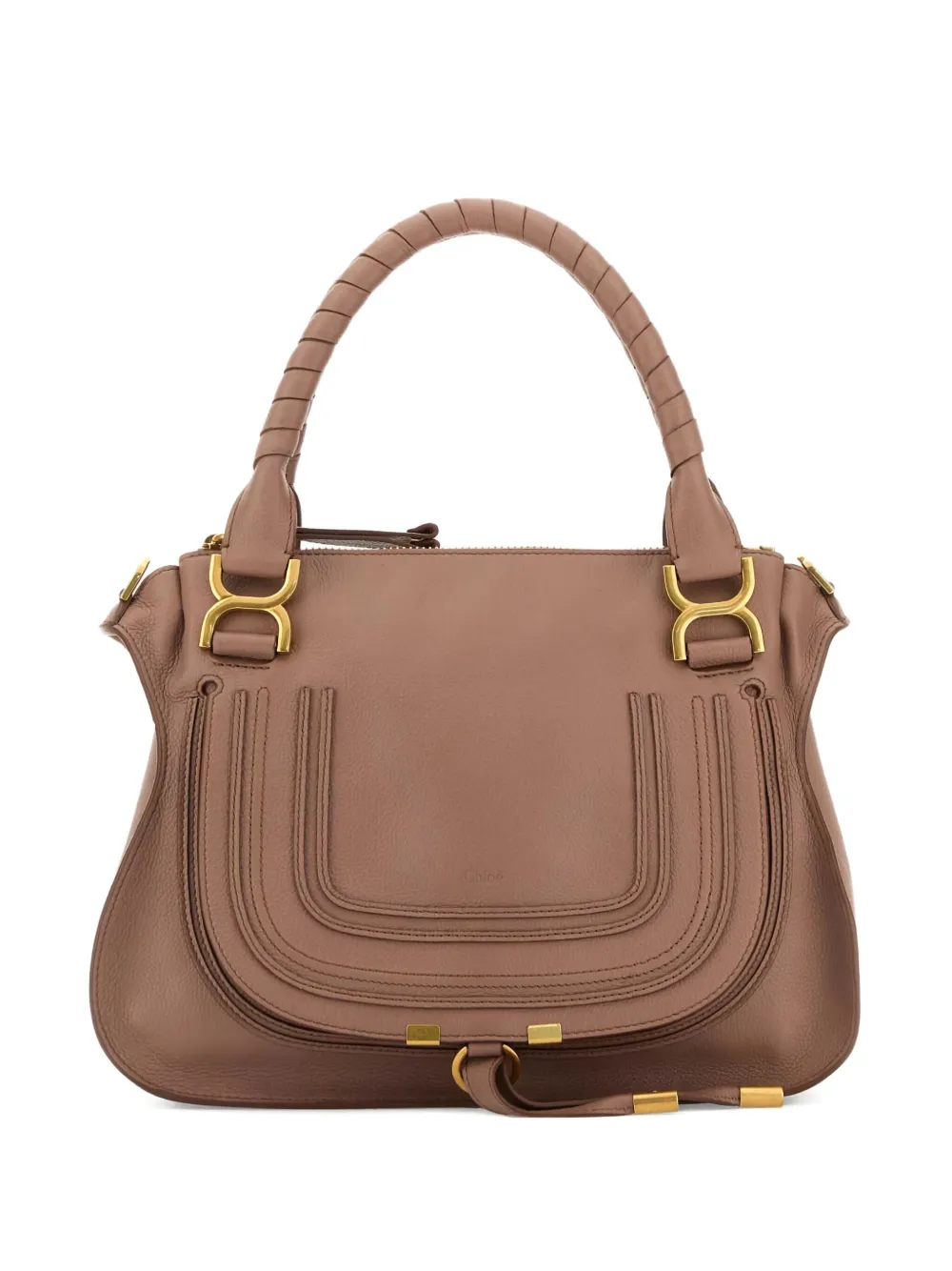Chloé medium Marcie leather handbag Bruin