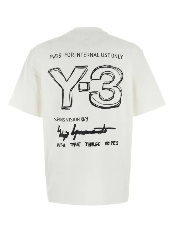 Y-3 Short Sleeve T-shirt | White | FARFETCH