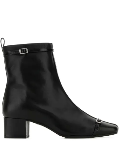 Carel Paris  50mm buckle-strap leather ankle boots