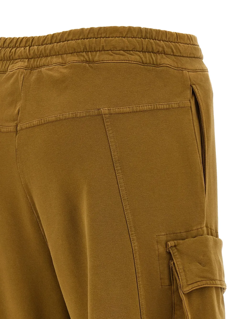 The Attico Fern cargo broek met logodetail Bruin