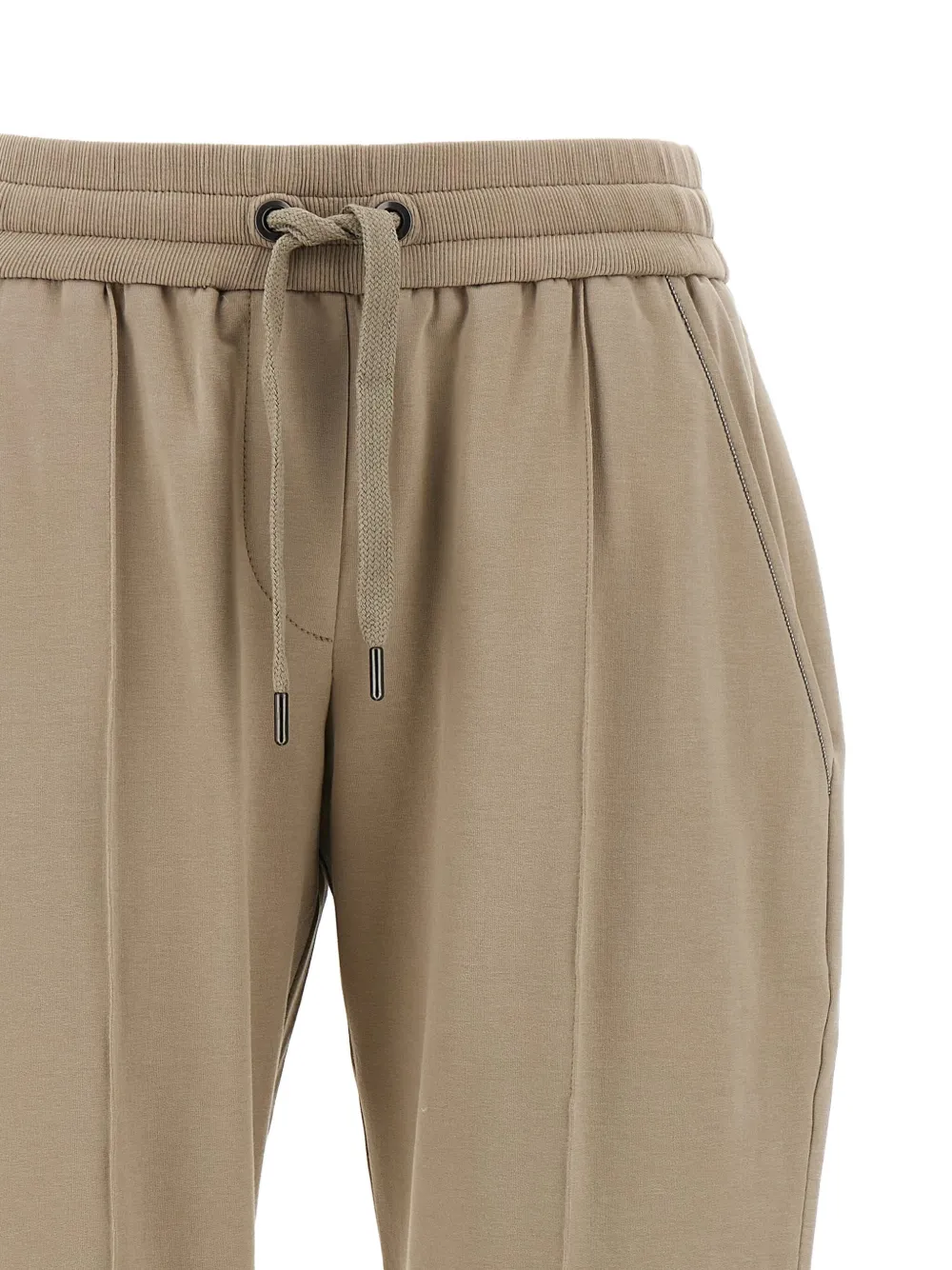 Brunello Cucinelli Monile joggingbroek met zak Bruin
