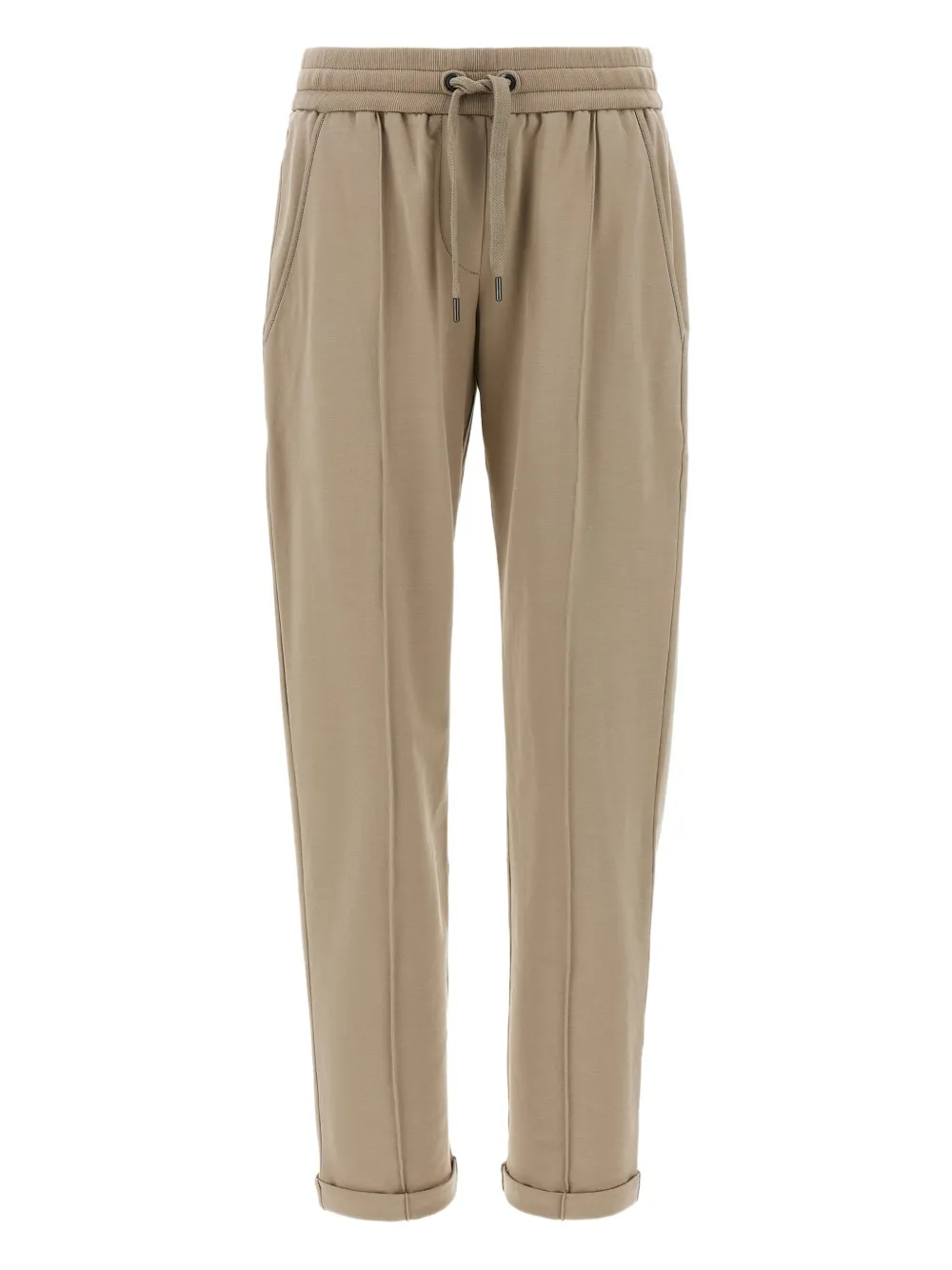Brunello Cucinelli Monile joggingbroek met zak Bruin