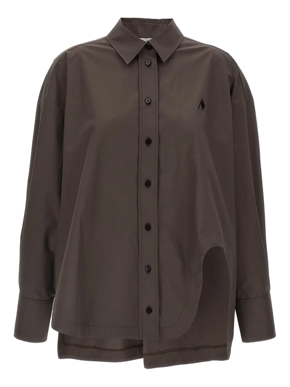 The Attico Diana blouse Bruin