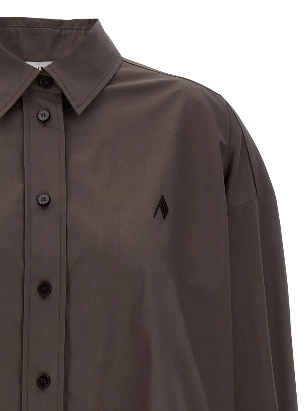 The Attico Diana blouse Bruin