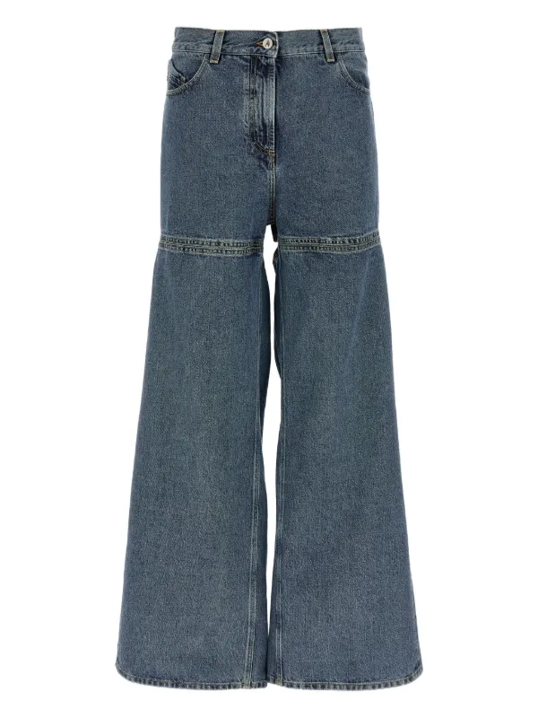 The Attico cut-out Jeans | Blue | FARFETCH