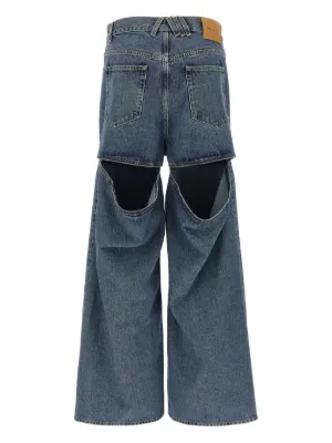 デニム・ジーパン THE ATTICO JEANS THE ATTICO デニム - Sky Blue | REVOLVE