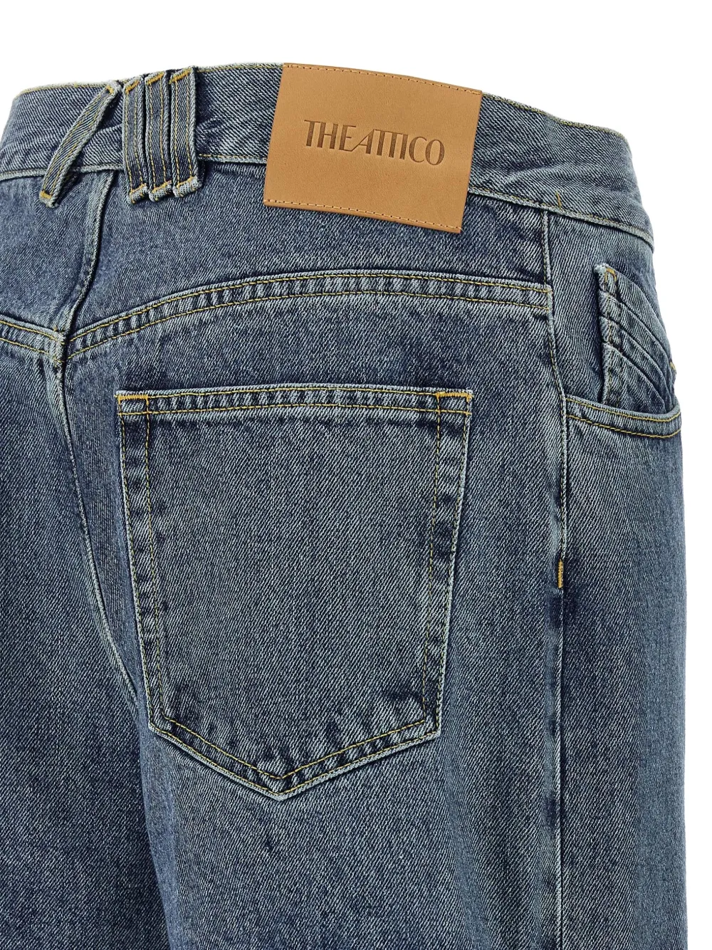 The Attico Uitgesneden jeans Blauw