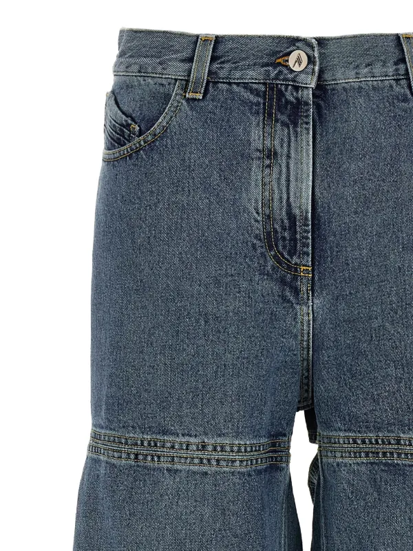 The Attico cut-out Jeans | Blue | FARFETCH