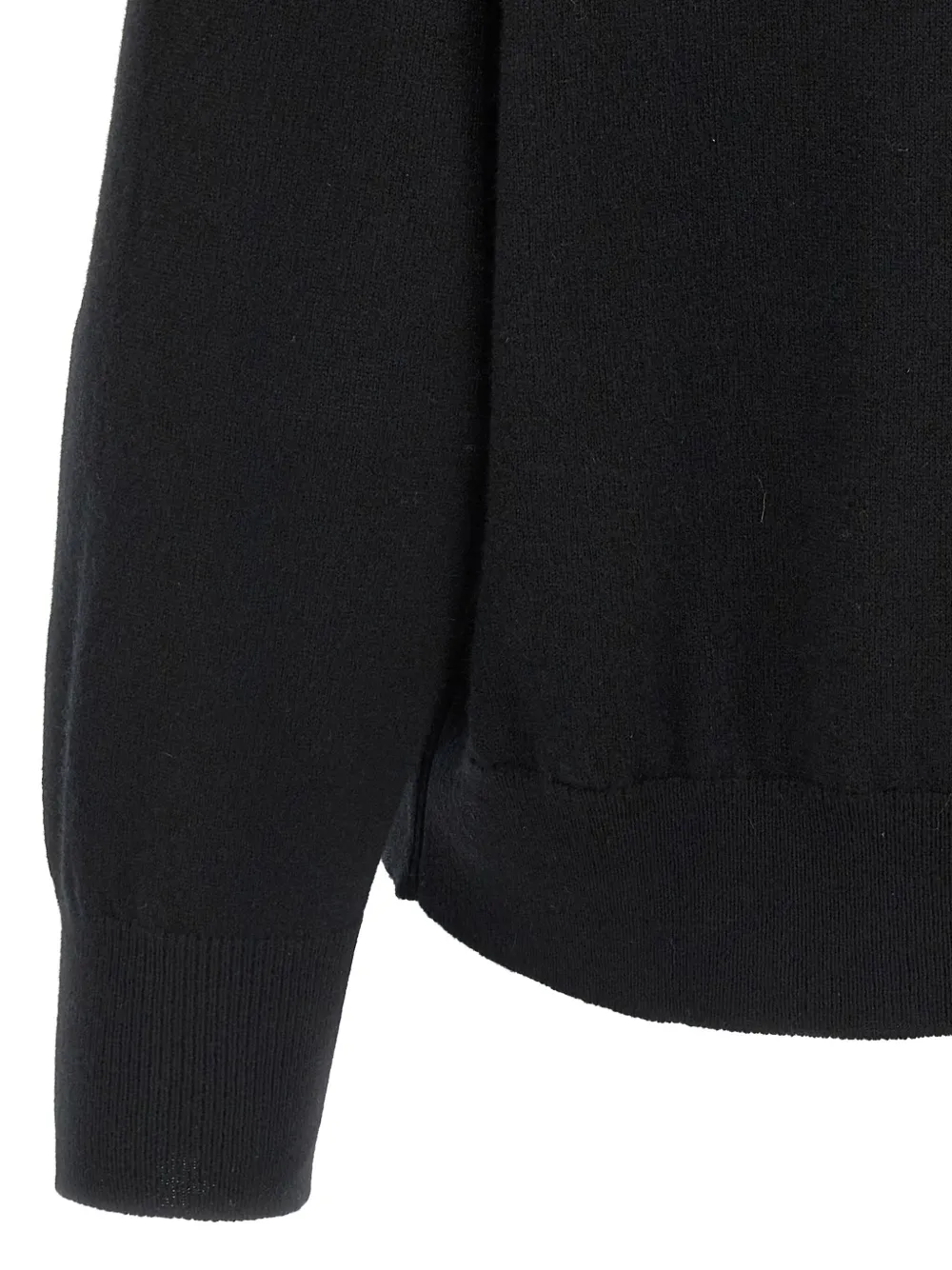 Brunello Cucinelli Kasjmier trui met detail Zwart