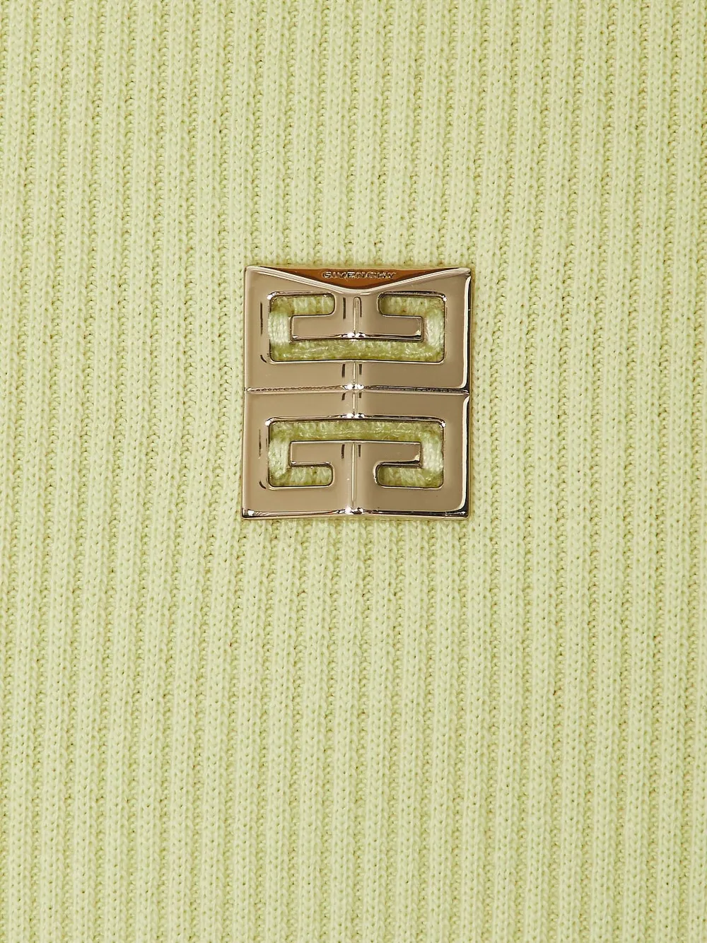 Givenchy Ribbed Logo-detail Tank Top In Green