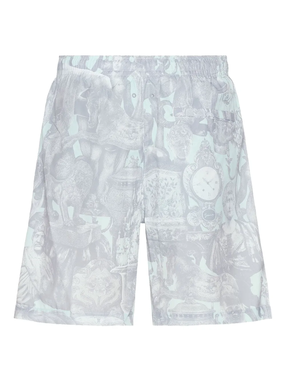 Givenchy Zwembroek met print Grijs