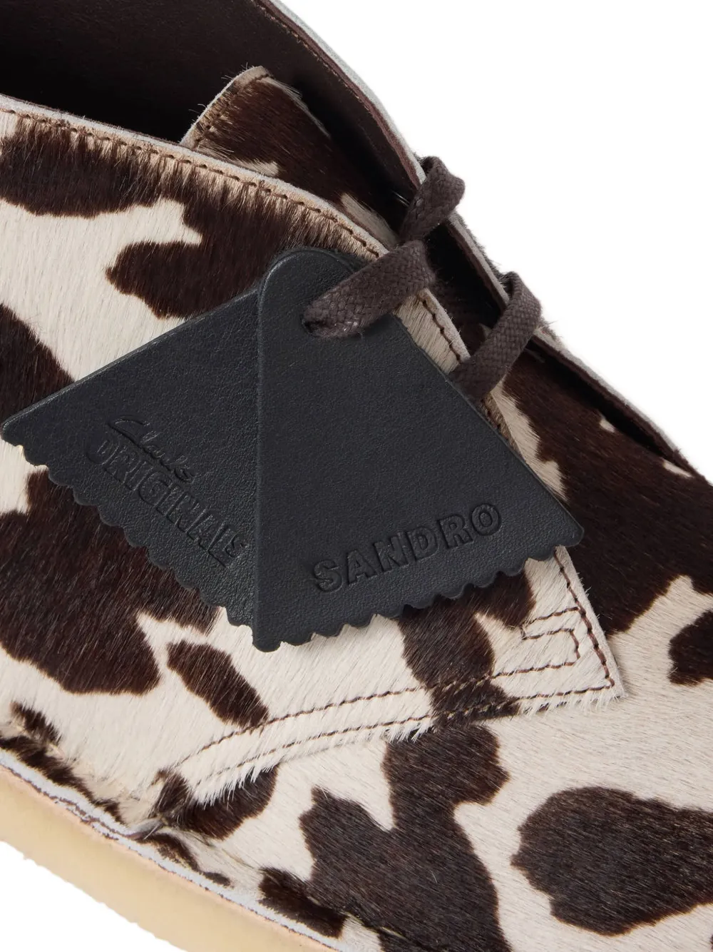 SANDRO x Clarks Originals desert boots Wit