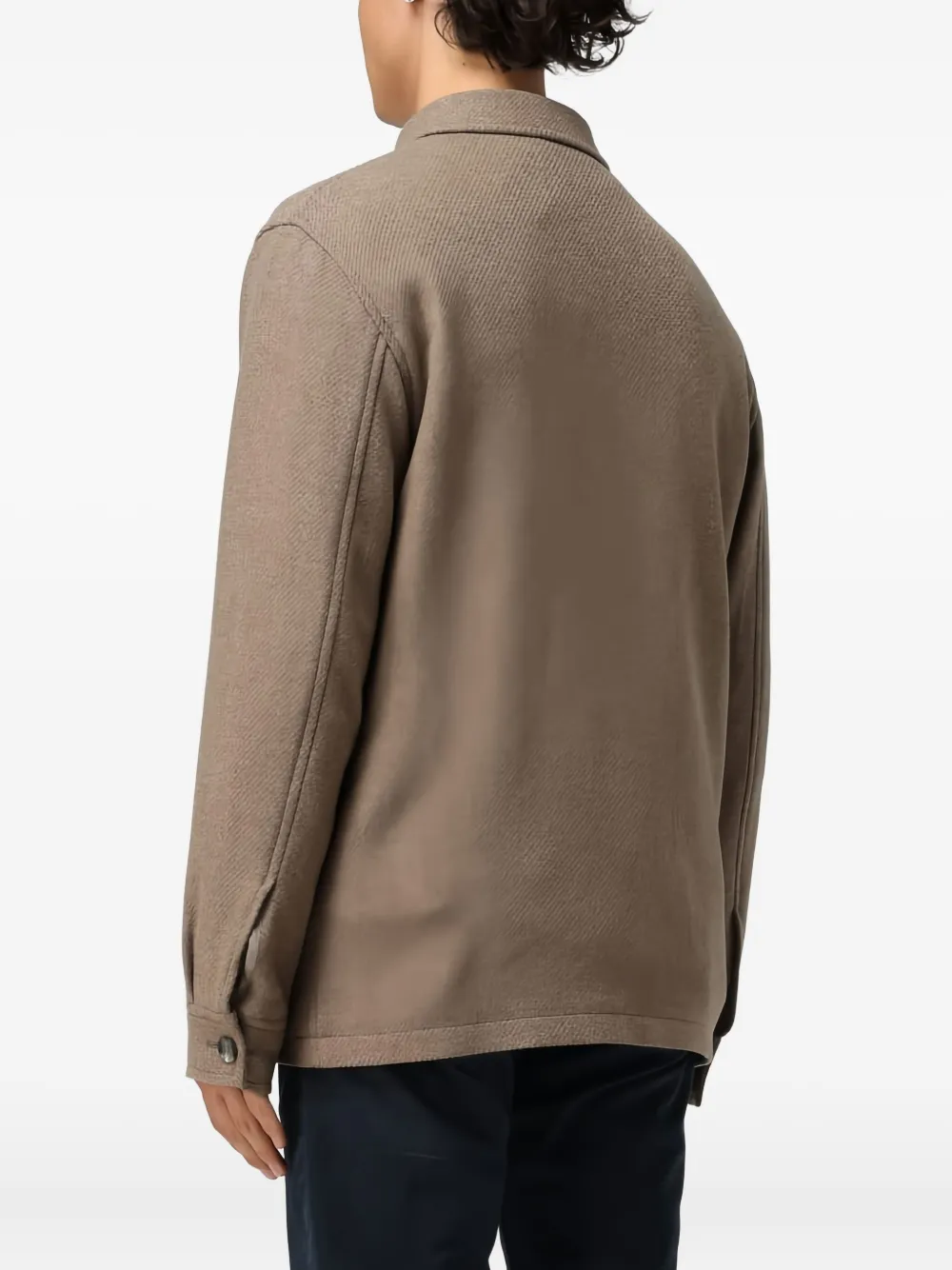 Tagliatore buttoned flap-pockets shirt jacket | Shirt Jackets | Image 2