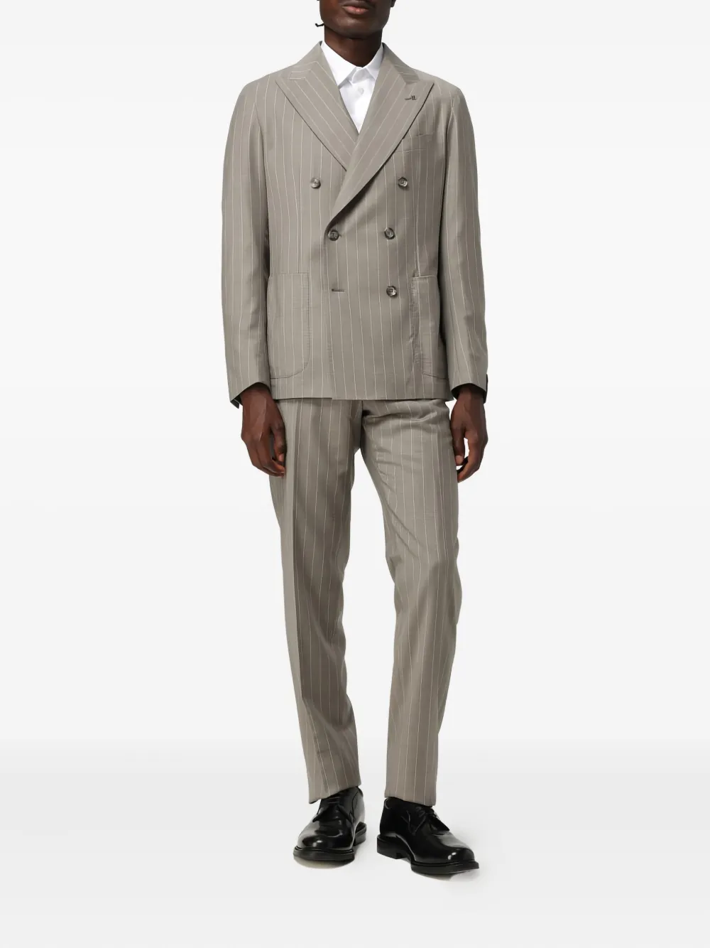 Tagliatore pinstripe double-breasted blazer | Blazers | Image 2